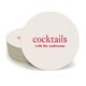 Big Word Cocktails Round Coasters Image 3 of 4